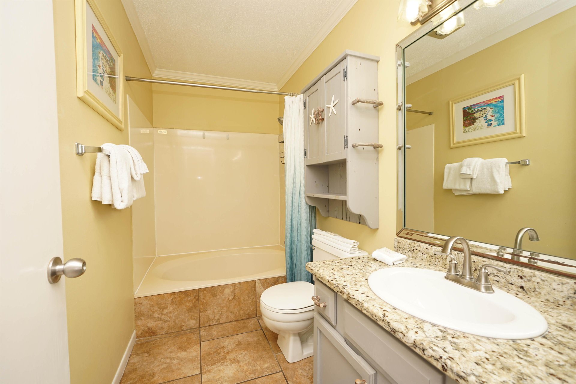 Bathroom with tub
