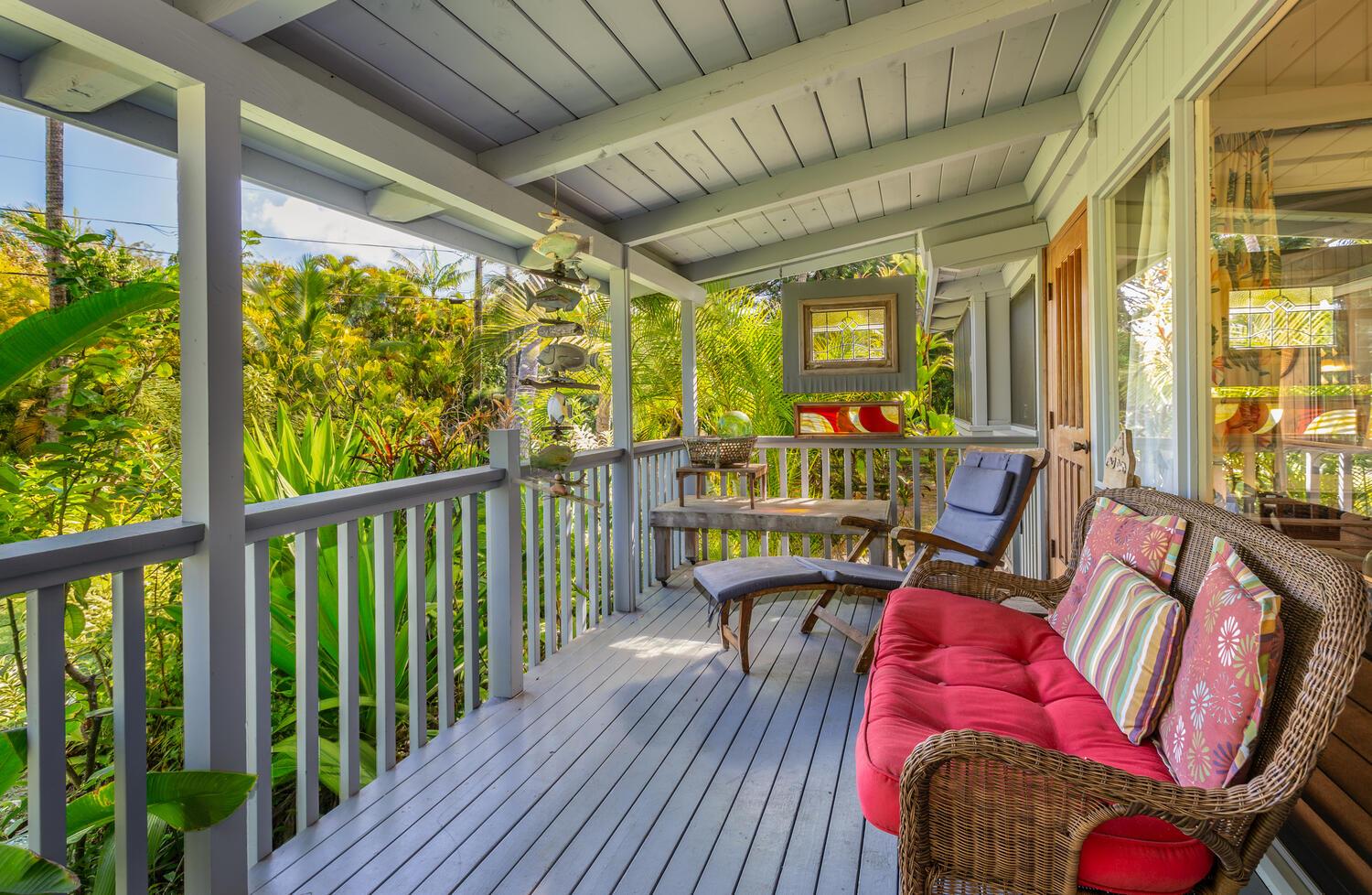 Lanai off living area