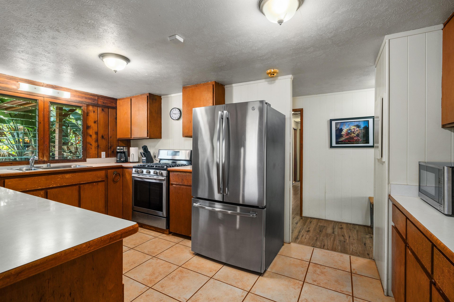 Prepare home cooked meals in this spacious kitchen