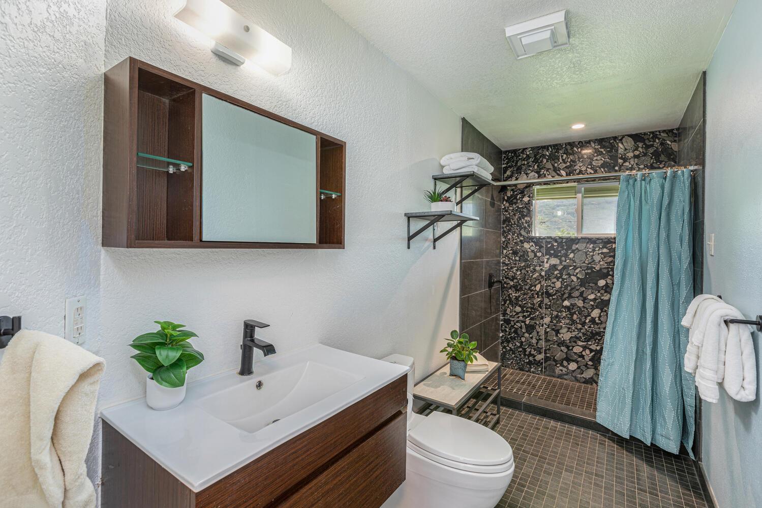 Beautiful 2nd bathroom with walkin shower
