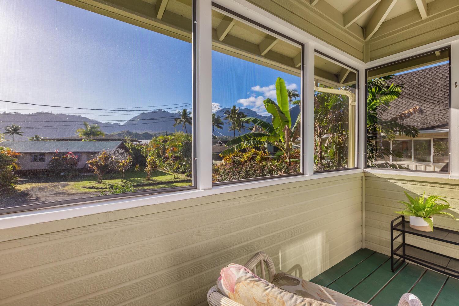 Screened lanai area