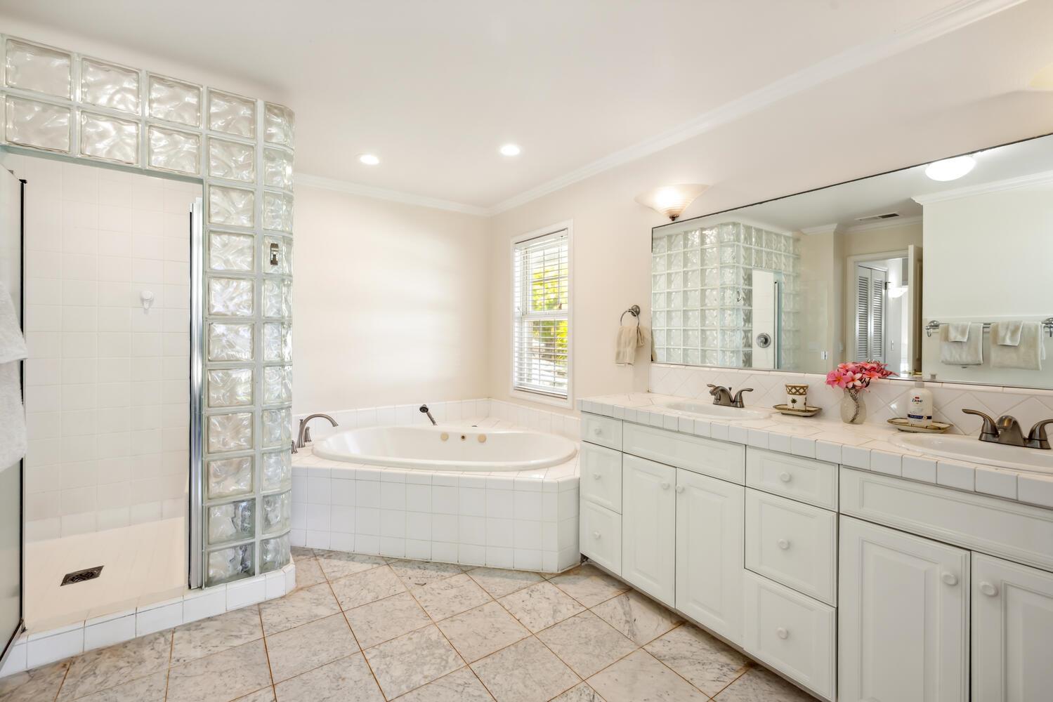 Upstairs Master suite bathroom