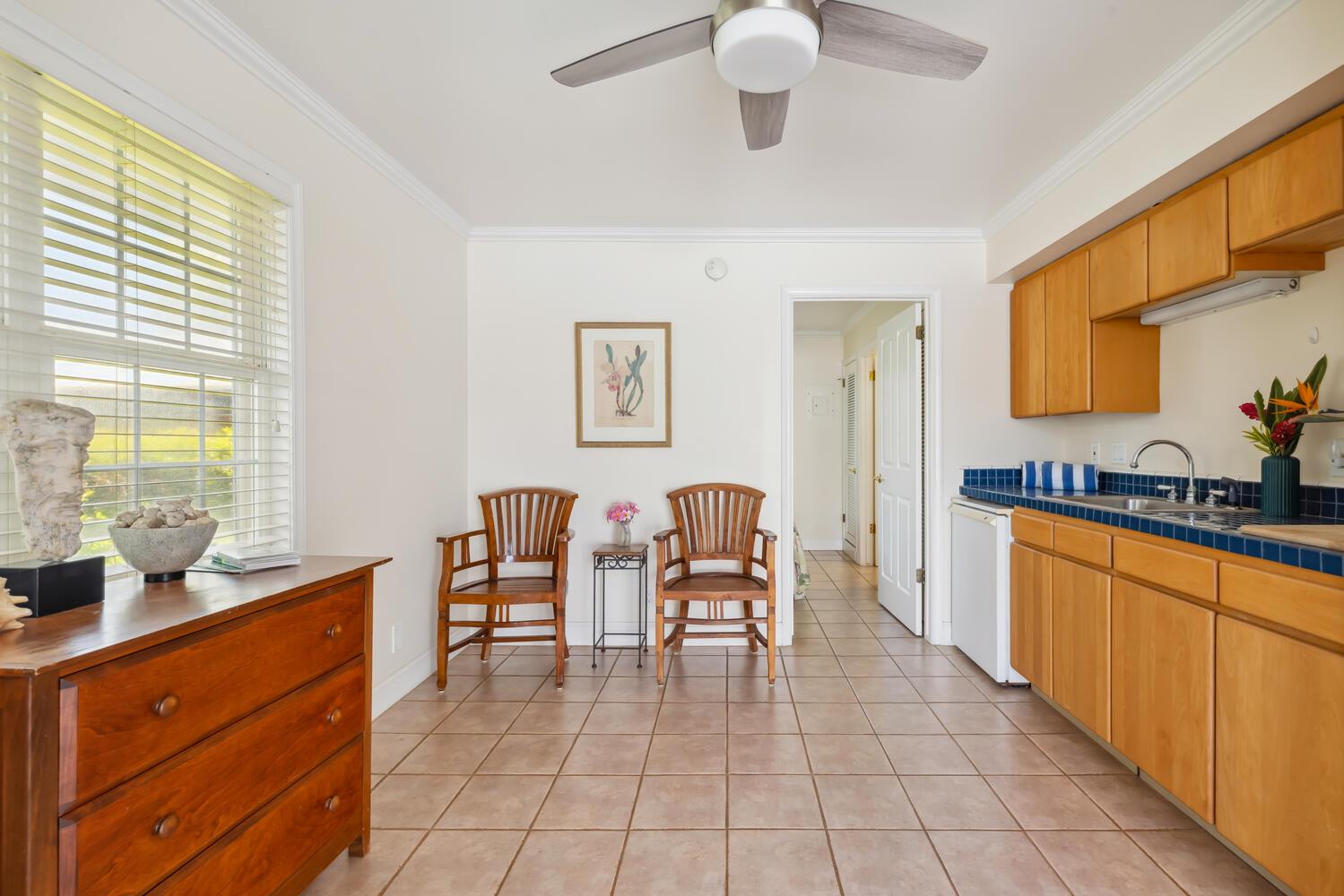 Downstairs Master suite has kitchenette area