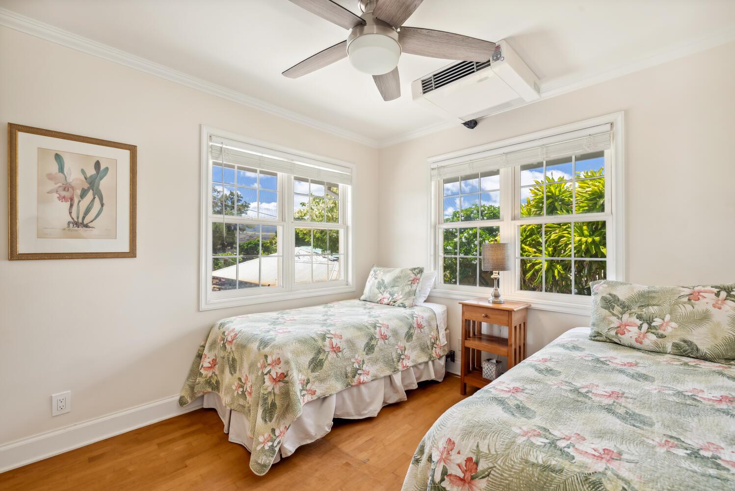 Fourth bedroom equipped two twin beds