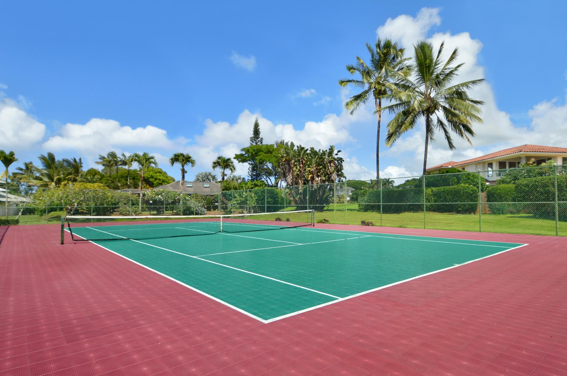 Shared Tennis Court