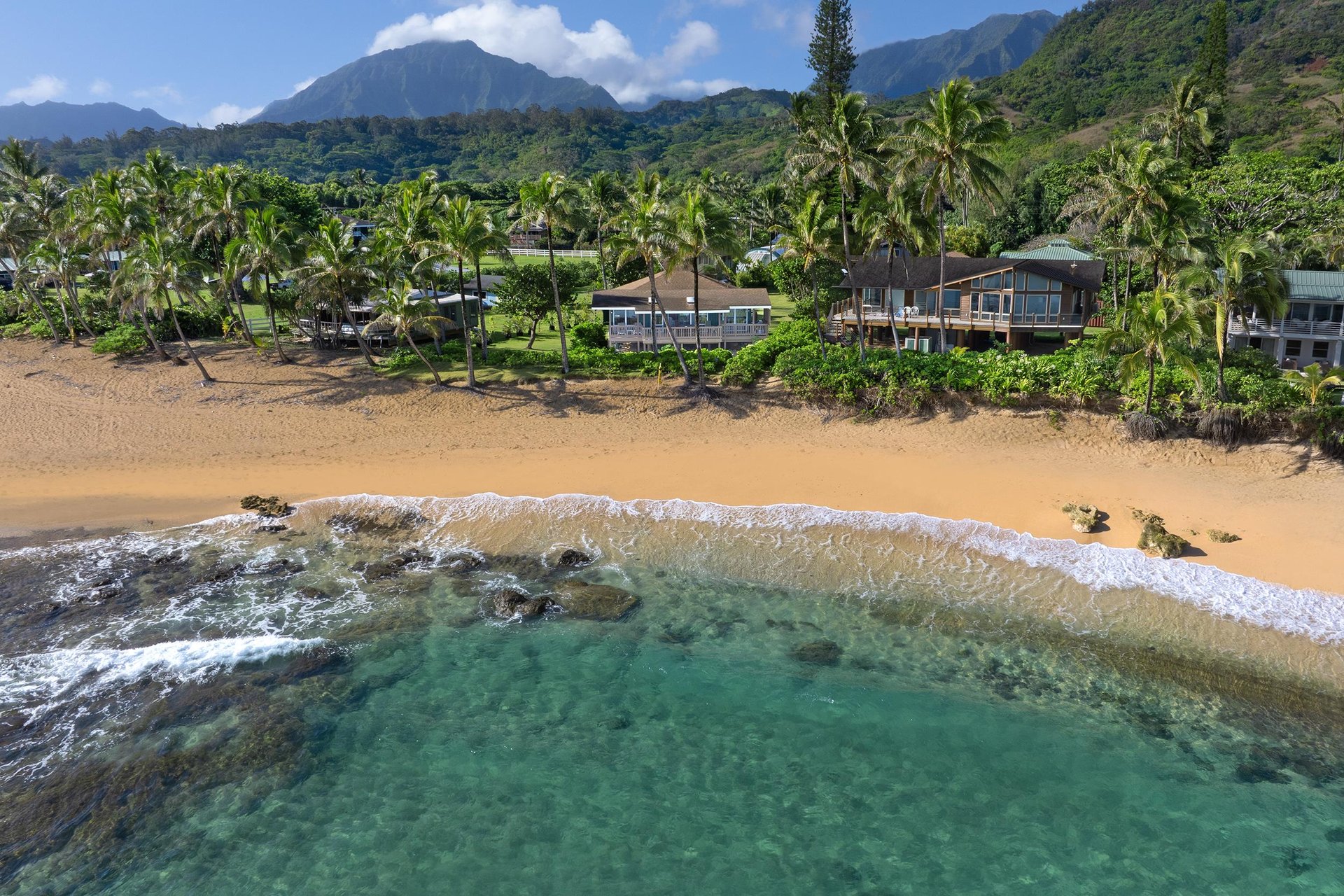 Aerial view of Hale Kahakai
