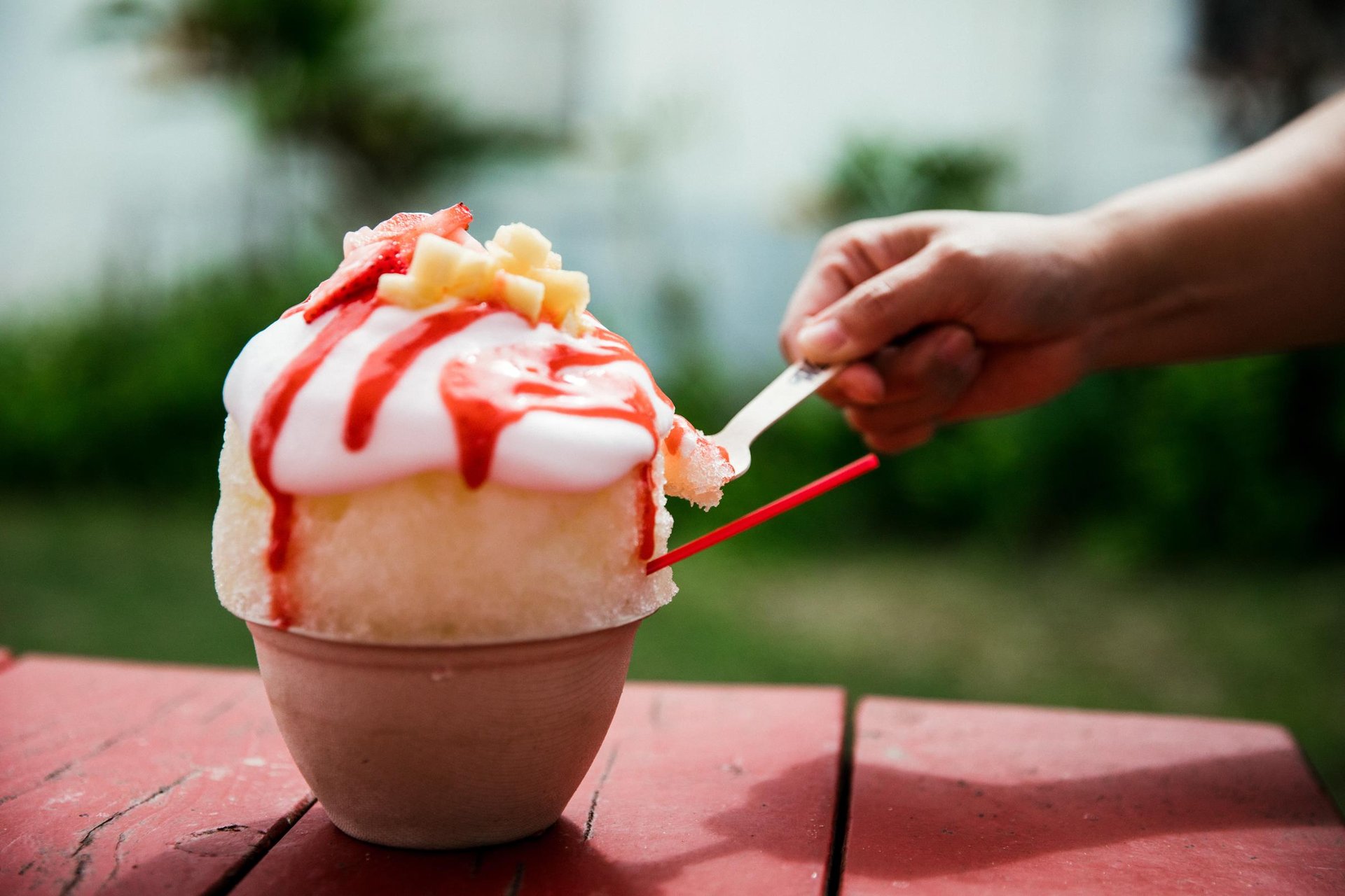 Wailua Shave Ice Lava Flow ... Credit HTA  Heather Goodman