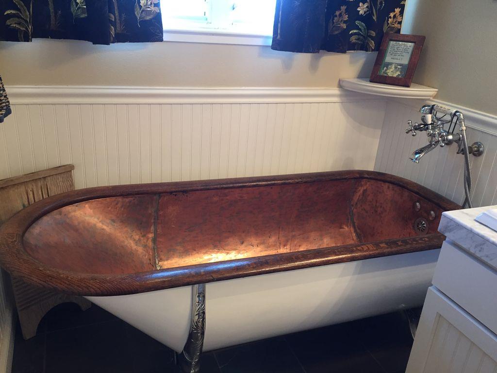 Our 150 year old copper tub