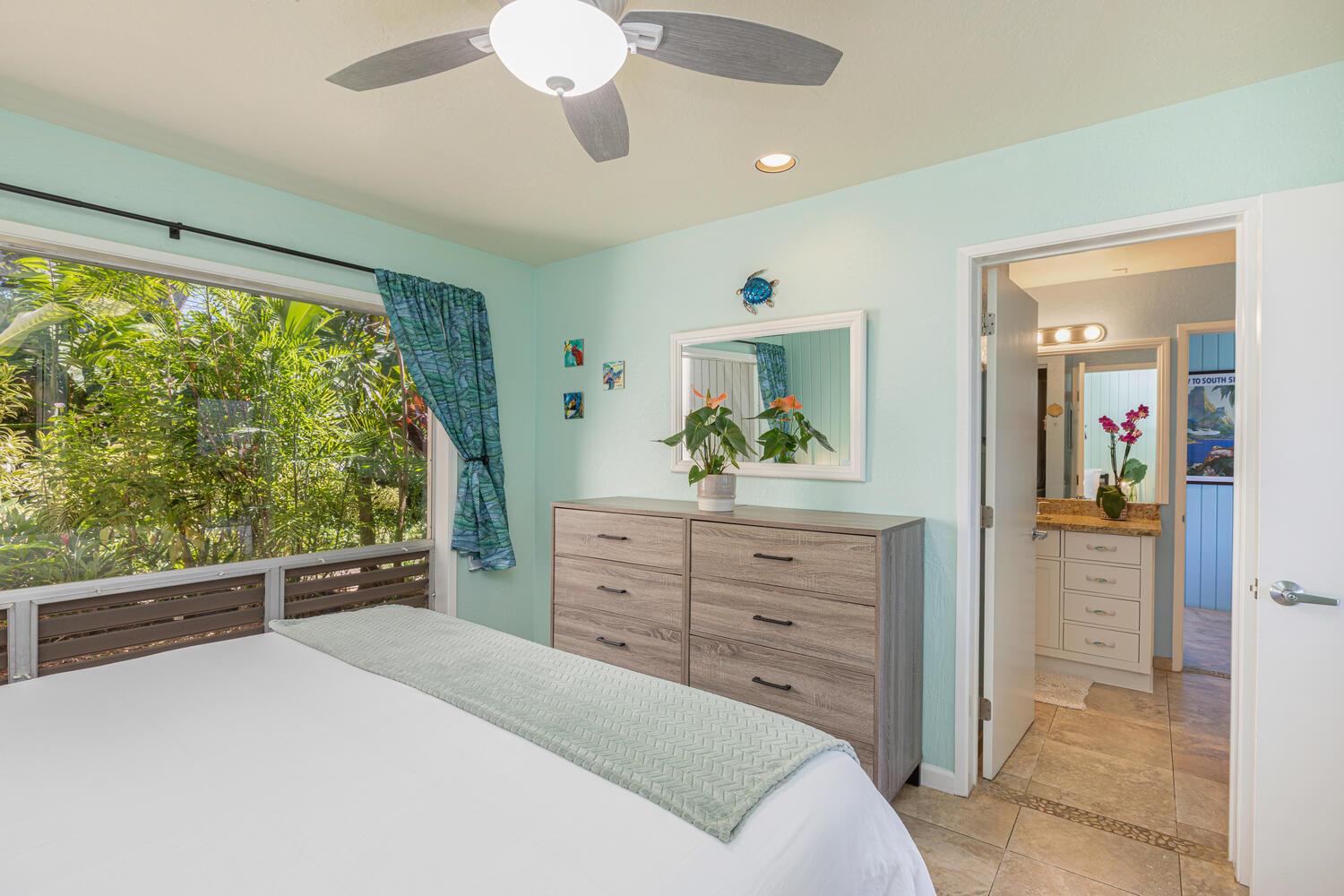 Wake up in comfort and enjoy the greenery