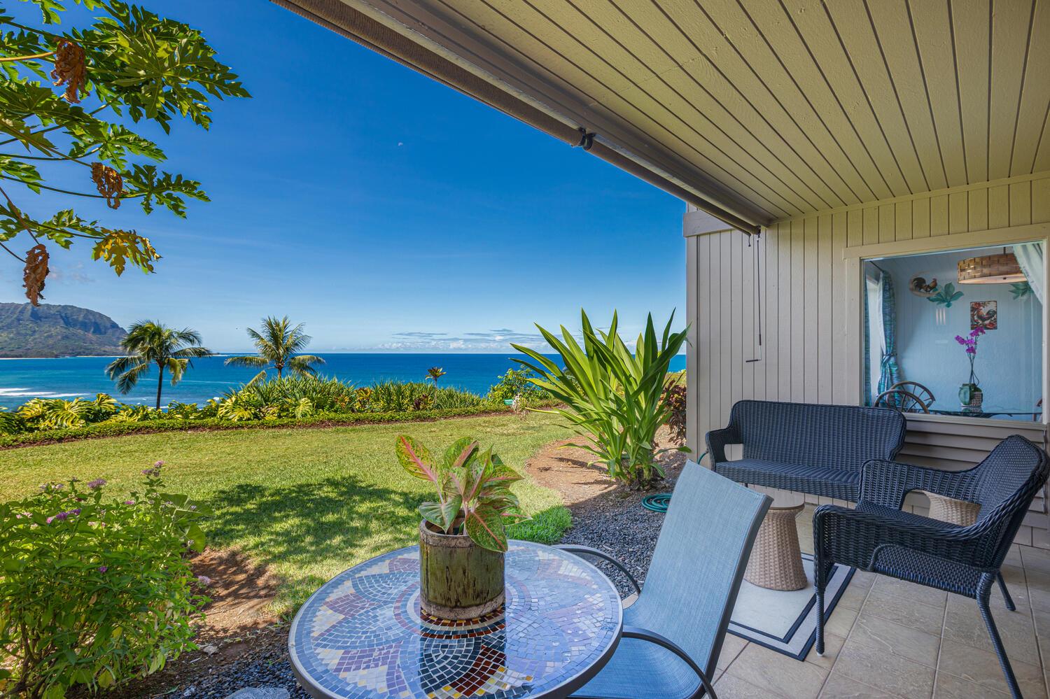 Perfect spot to take in the Island life