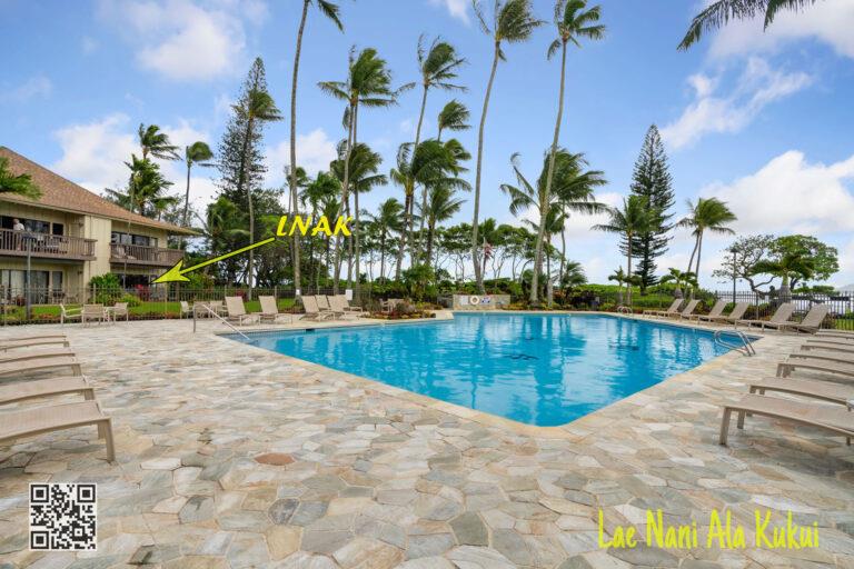 Easy view of condo from pool