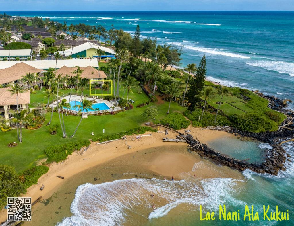 Aerial view of Lae Nani Ala Kukui