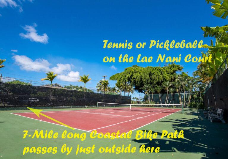 Tennis Court available at Lae Nani