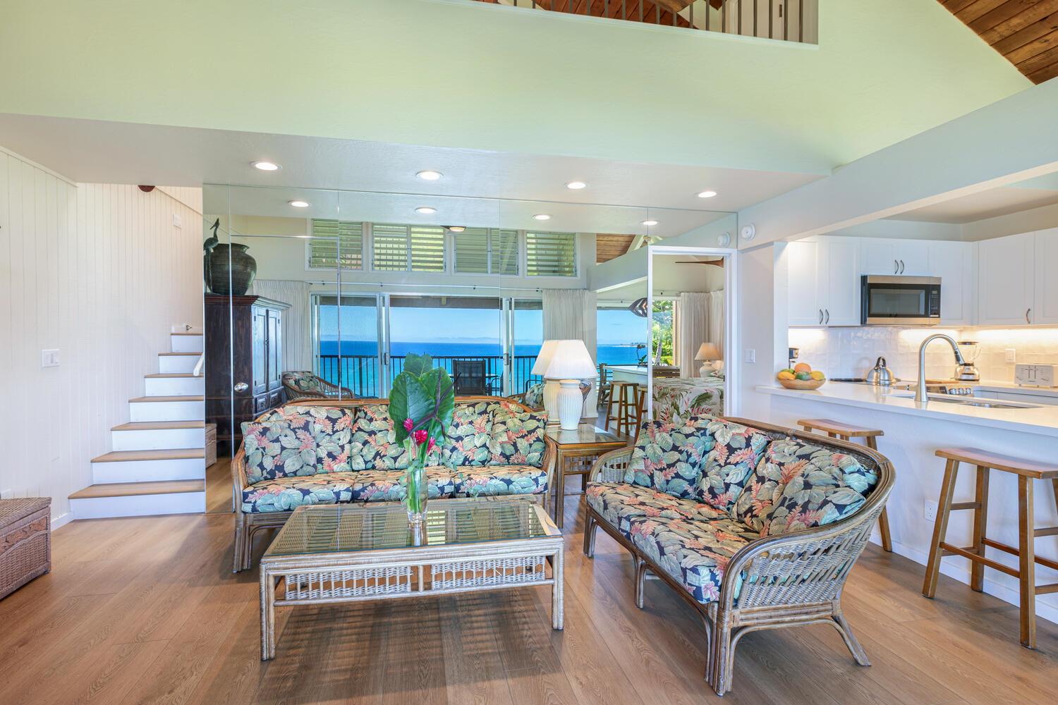 Living area is spacious and roomy