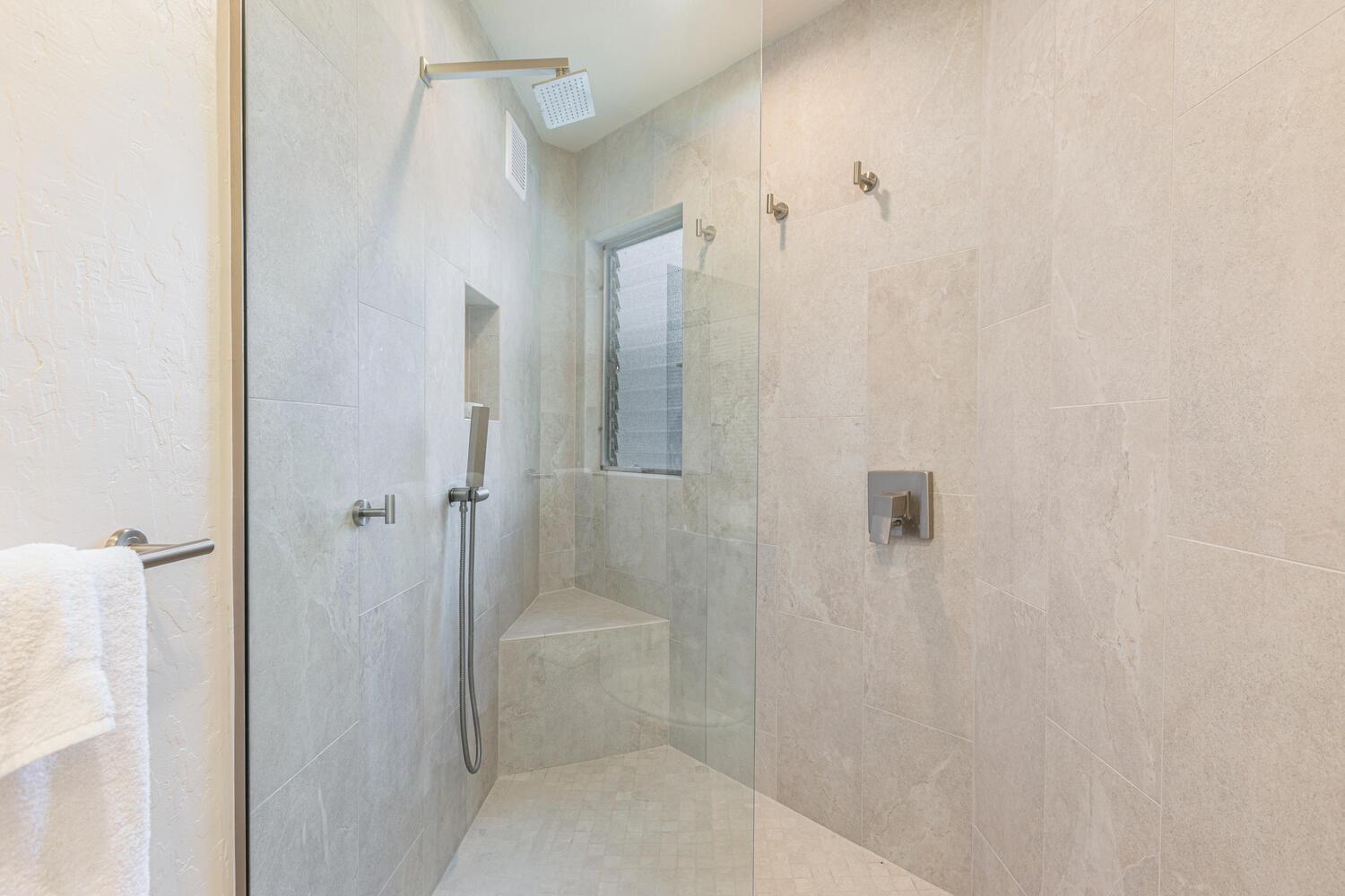Modern master shower