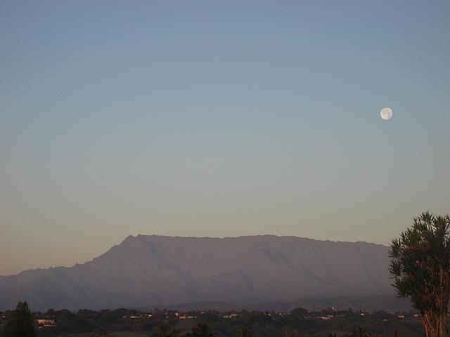 Moonsets over Mount Waialeale  The wettest spot on earth