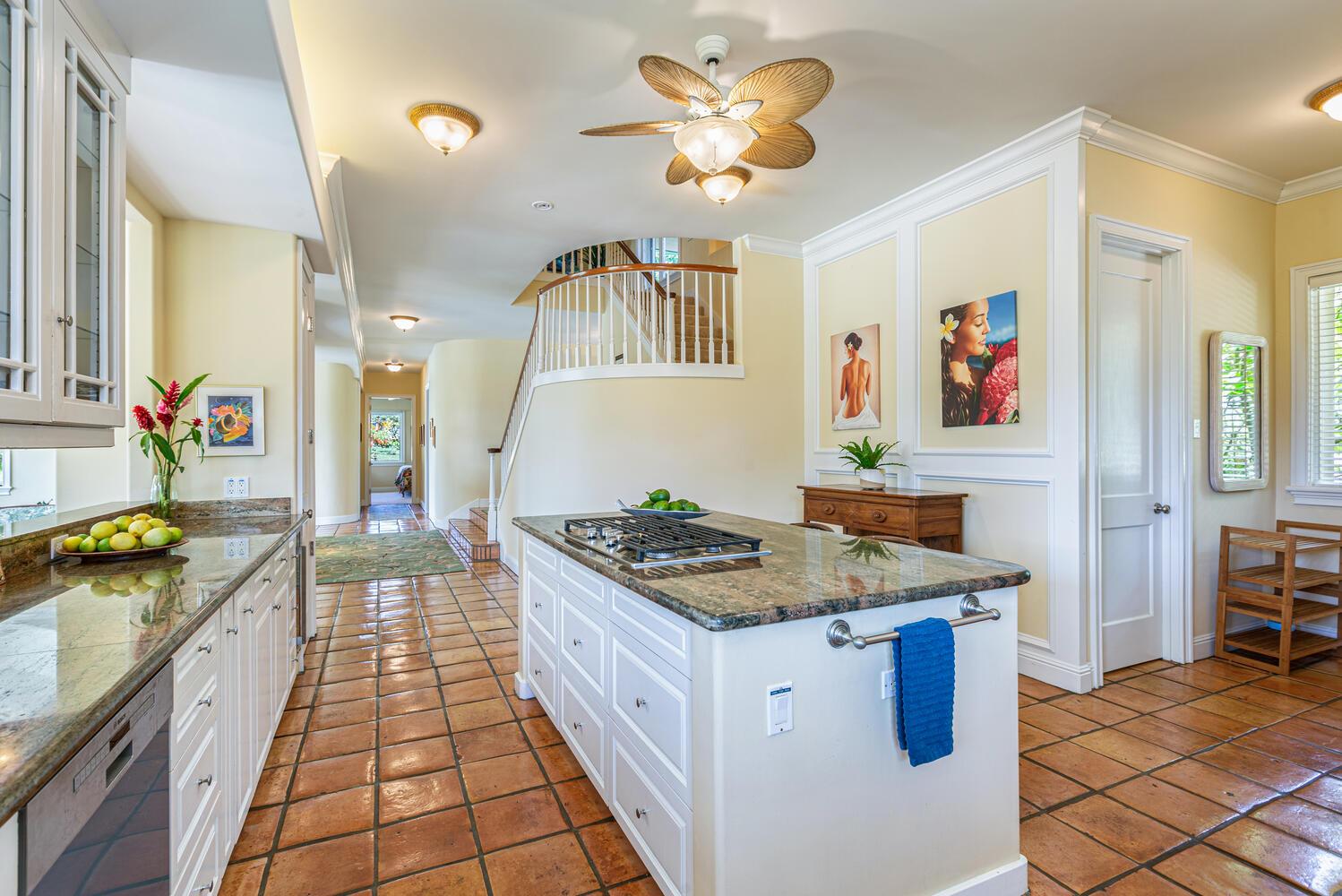 Enjoying cooking on this island cooktop