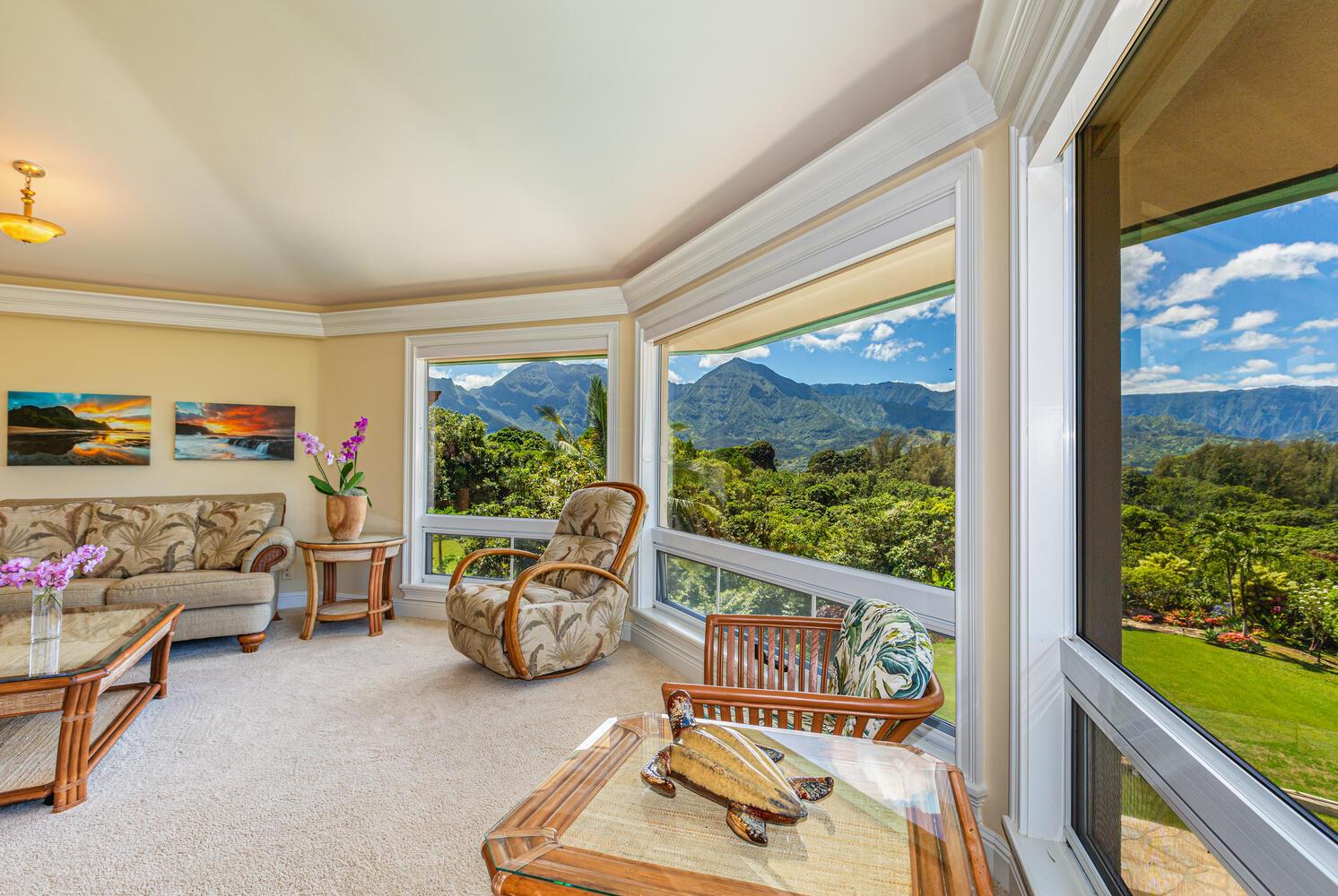Enjoy the lush green landscape from 2nd floor great room
