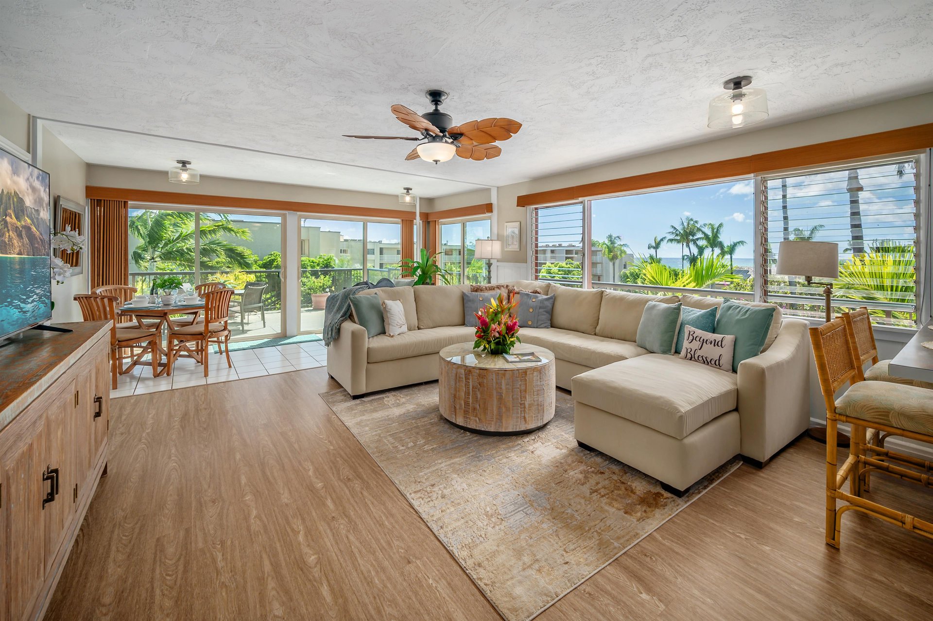 Enjoy time together in this spacious, open living area