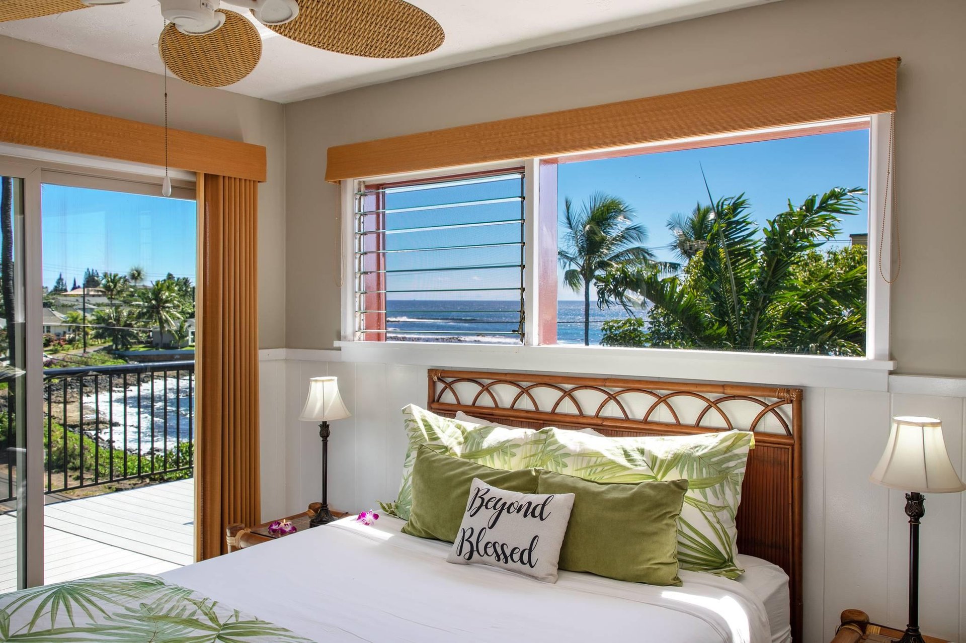 Master suite has a comfortable Queen sized bed