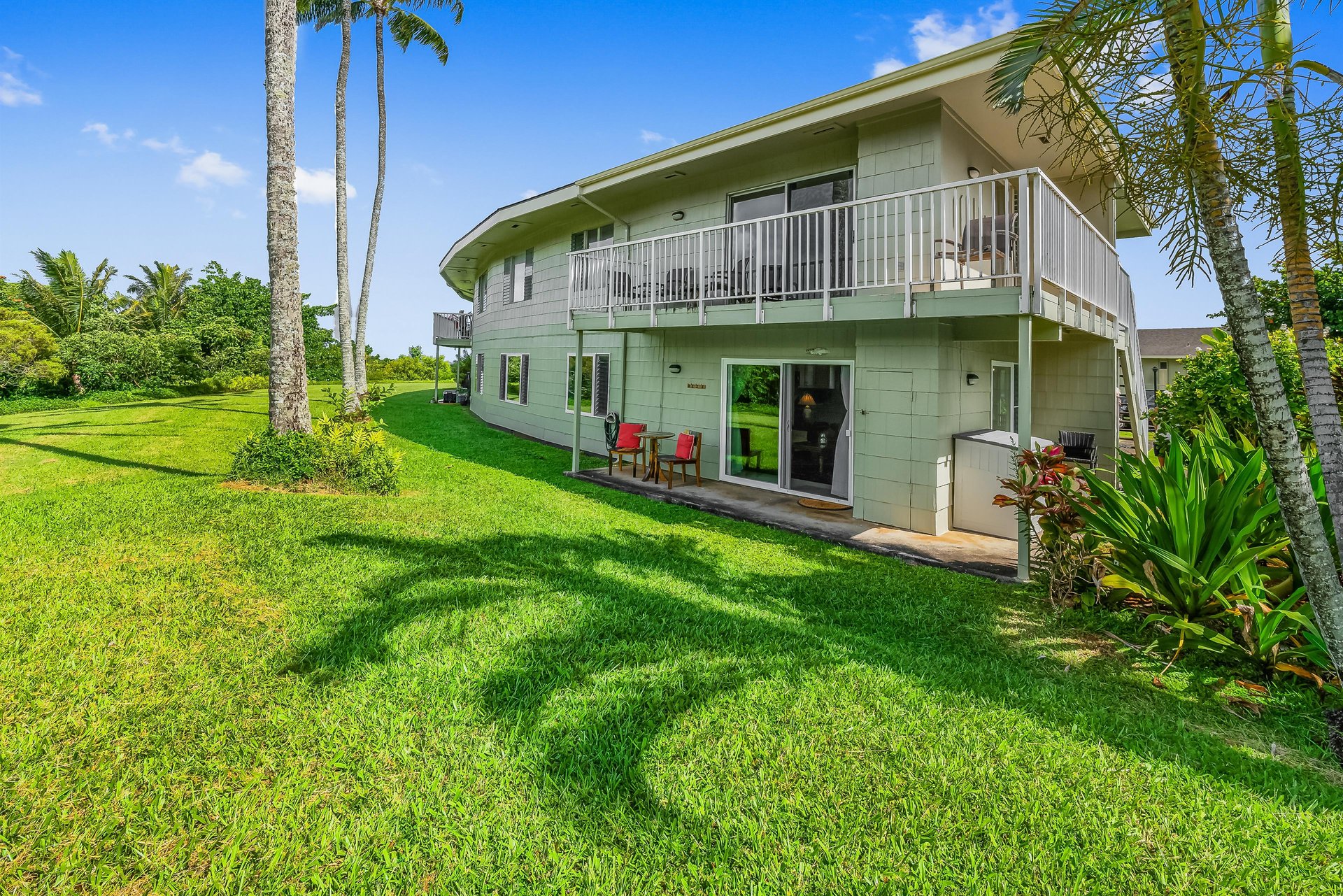 View of living area lanai