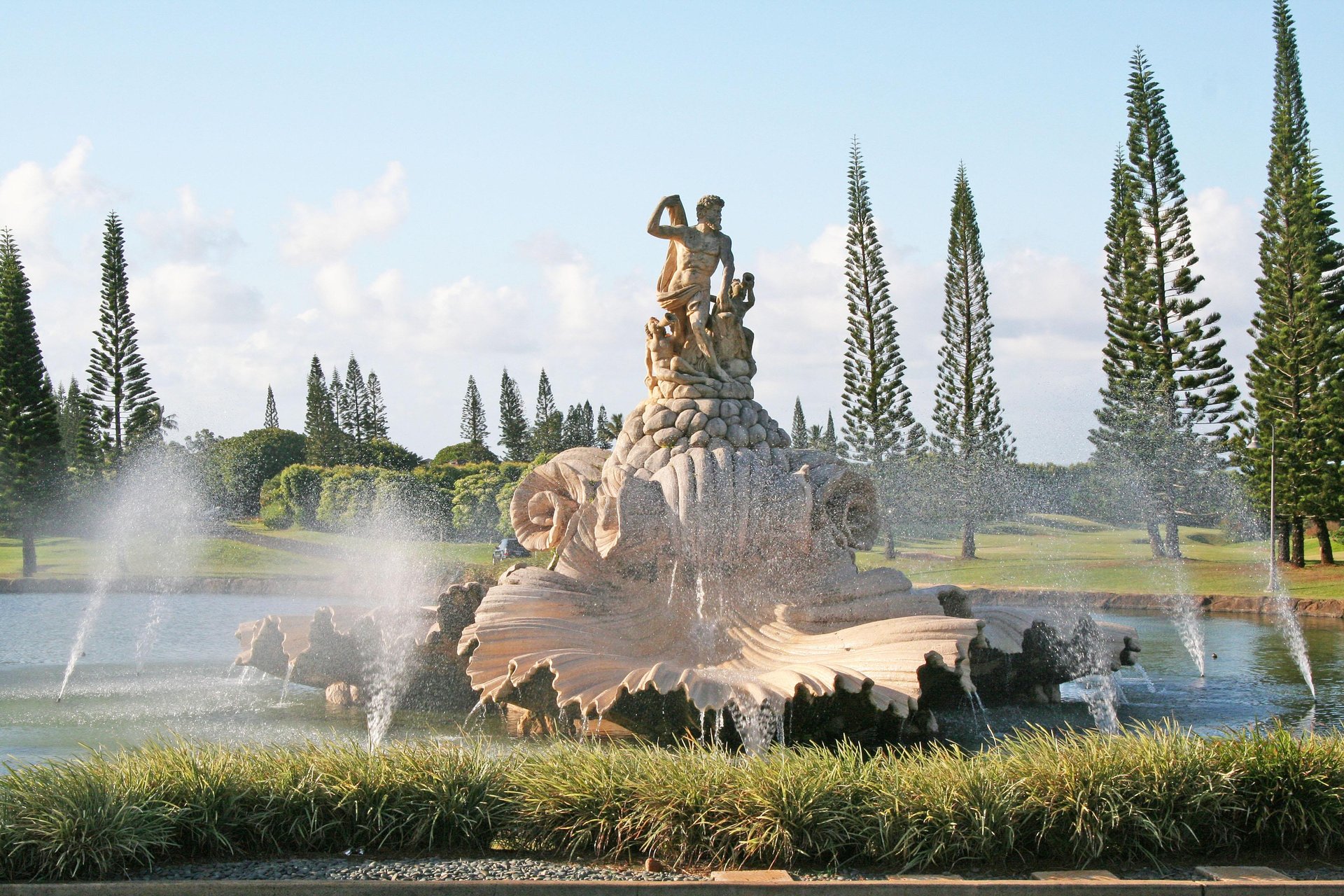 Princeville fountain