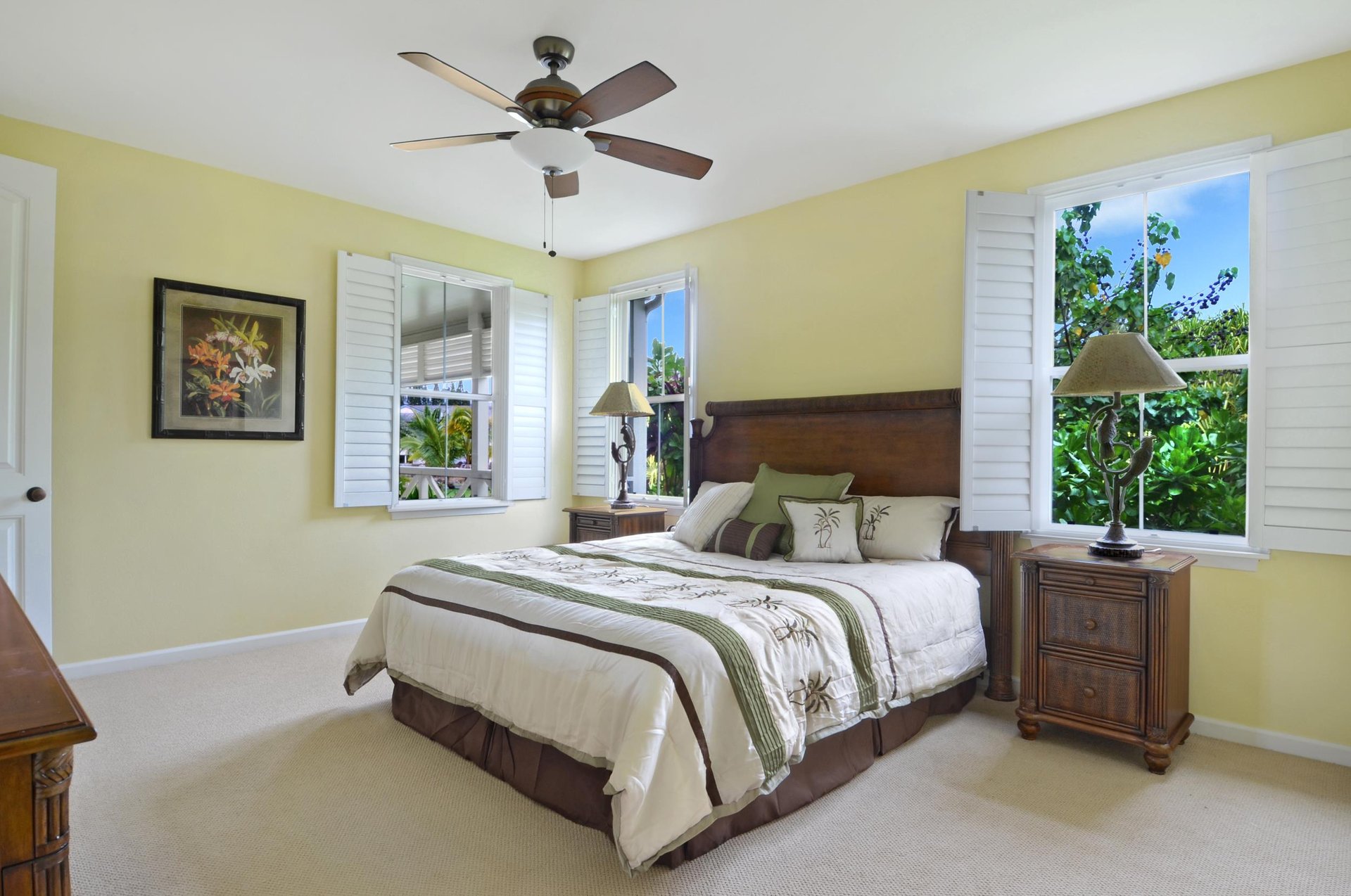 Master Bedroom with a king bed