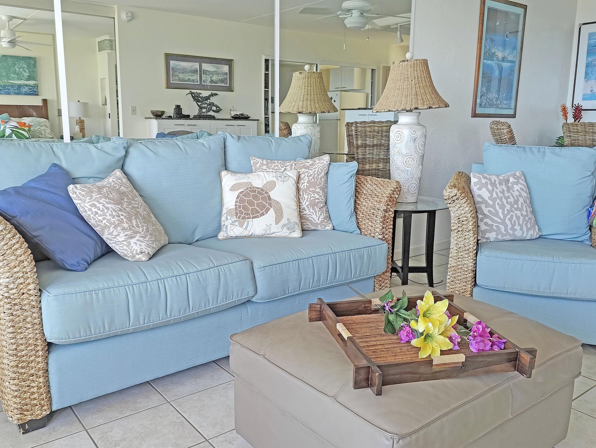 Welcoming seating