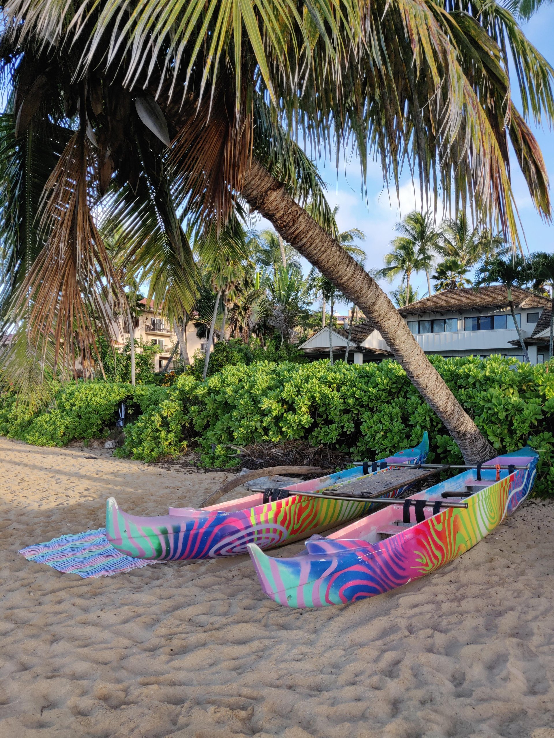 Outrigger at rest