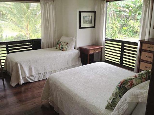 Second bedroom has Queen size bed and Twin size bed