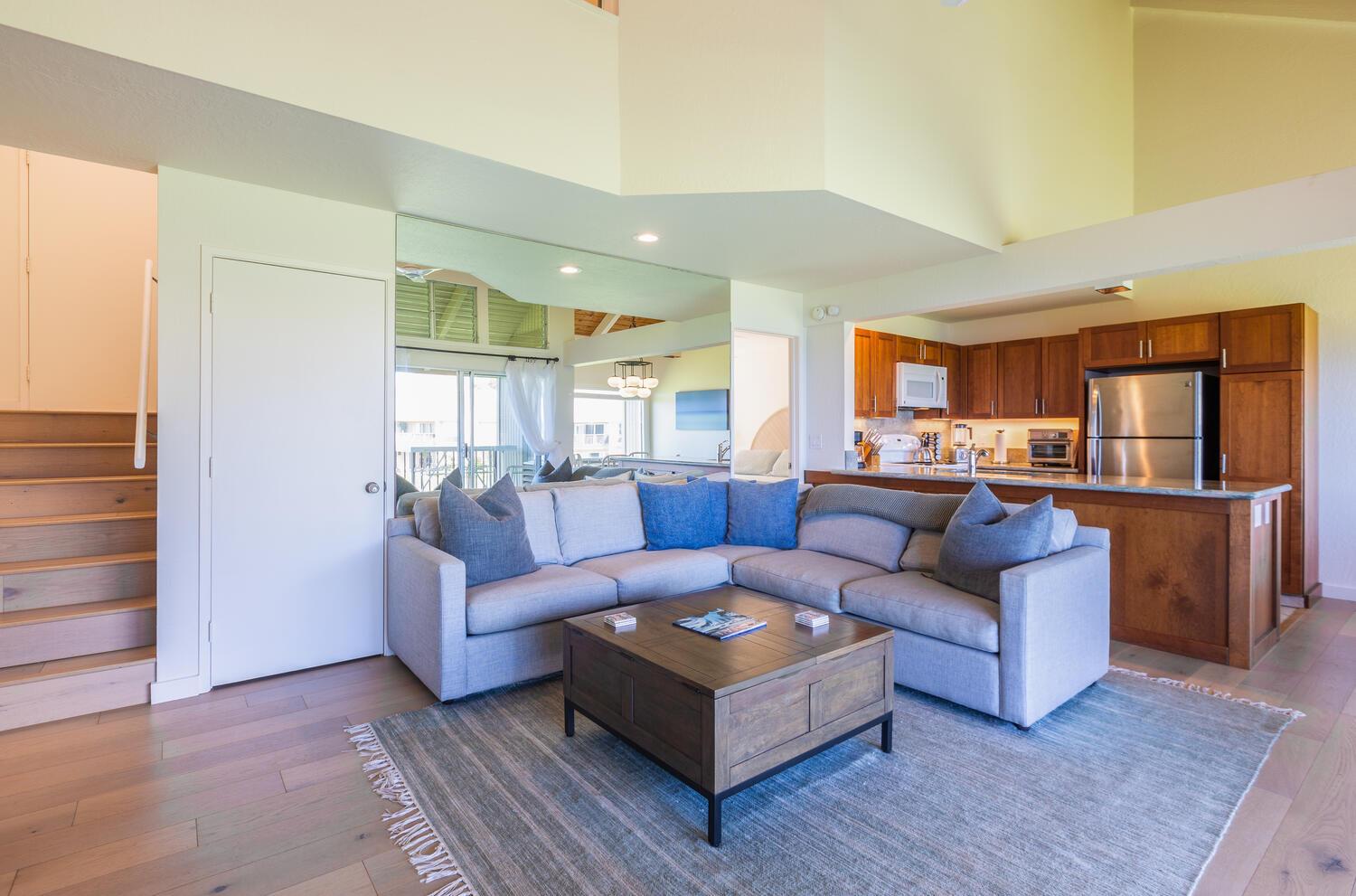 Living Area with Kitchen