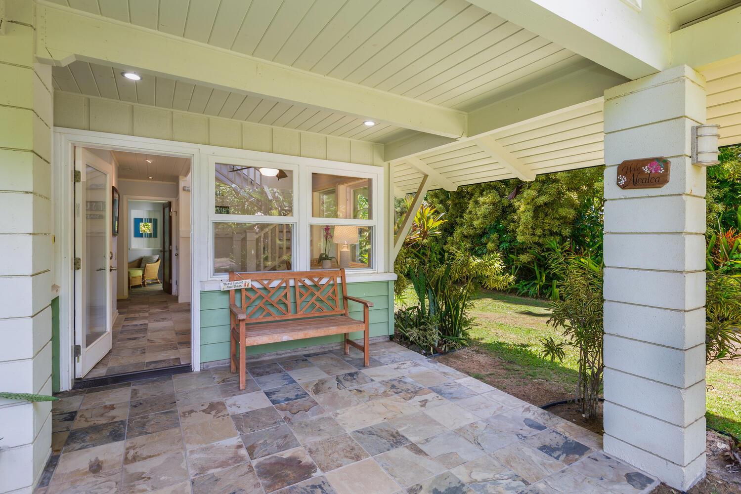 Hale Alealea house entrance