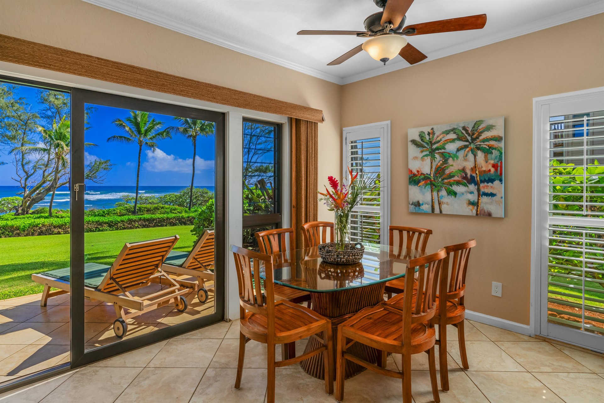 Dine with an ocean view
