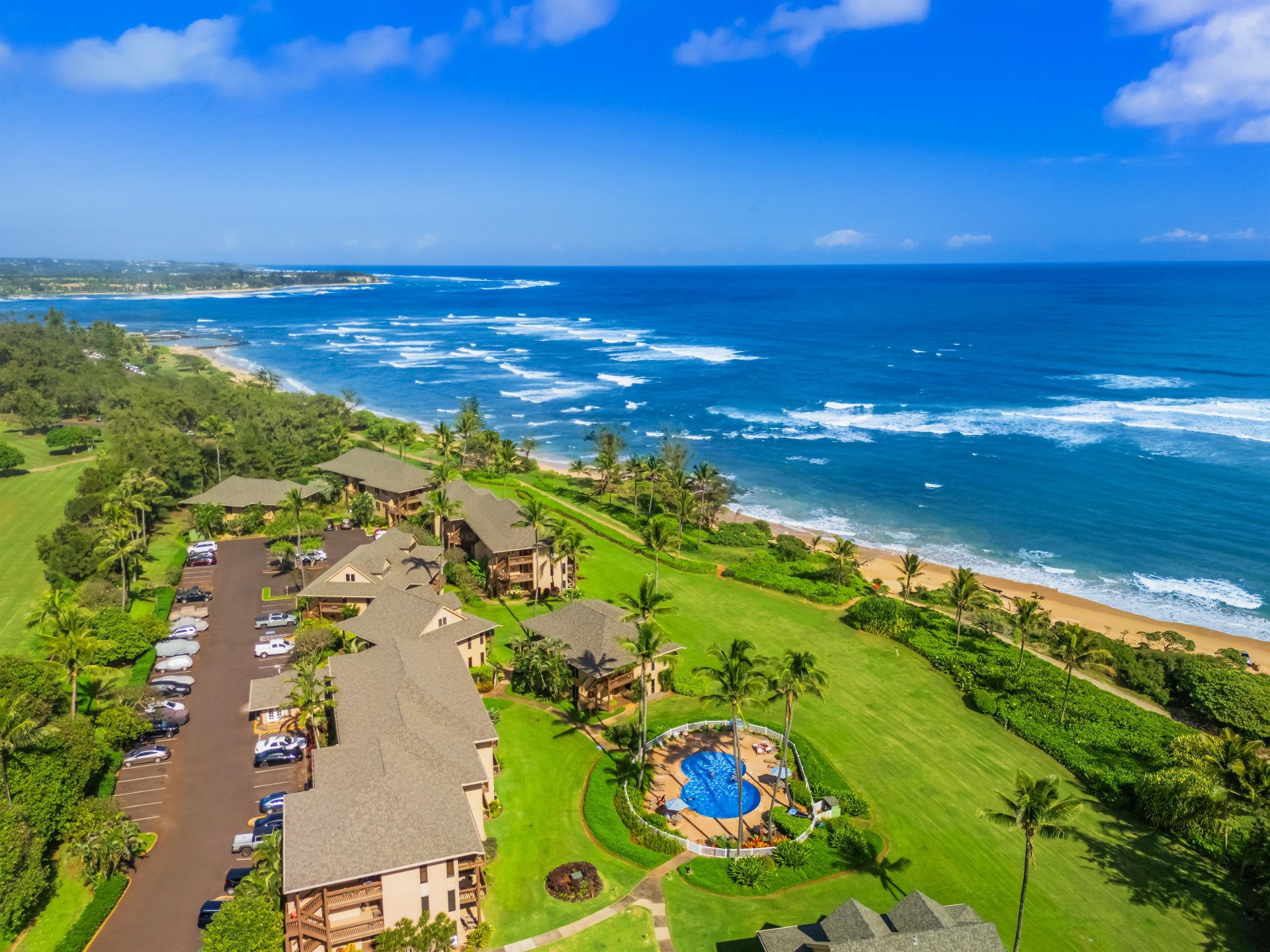 Aerial view of Kaha Lani Resort