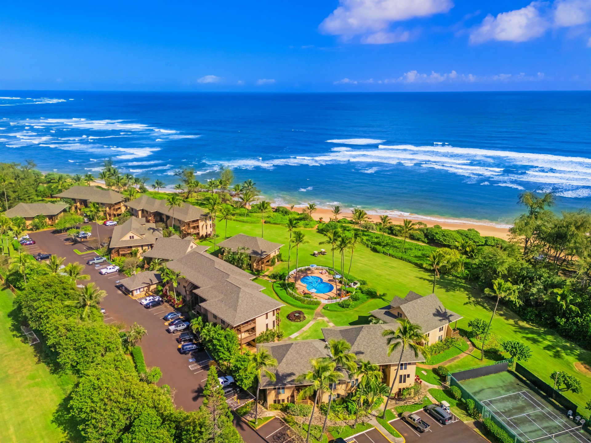 Aerial view of Kaha Lani Resort