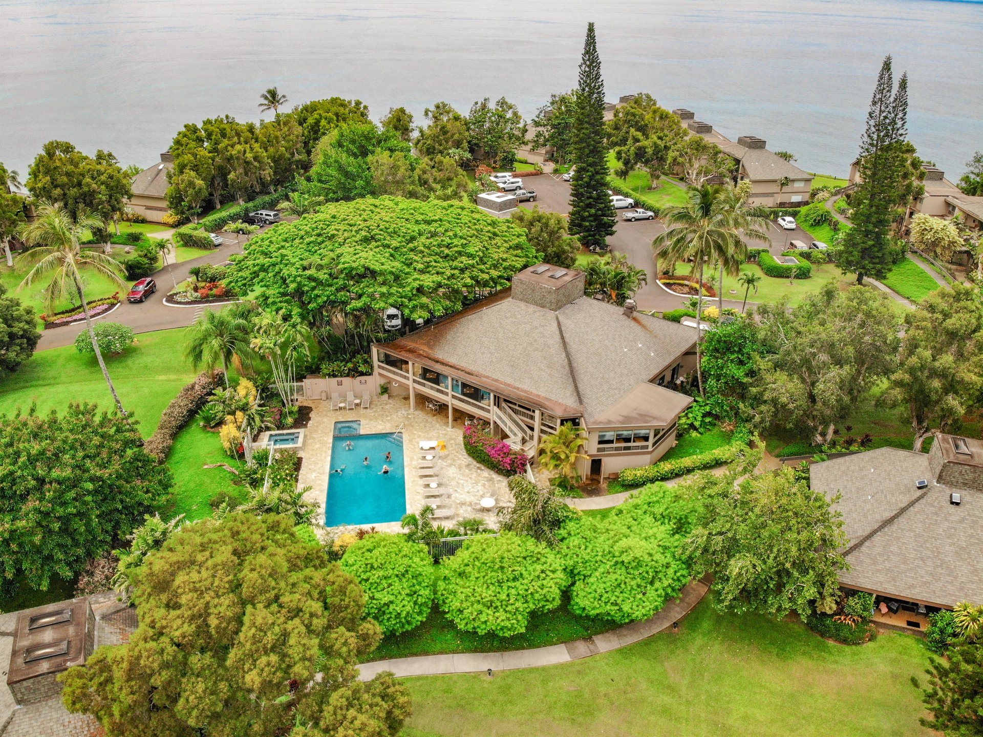 Aerial View of Pool area