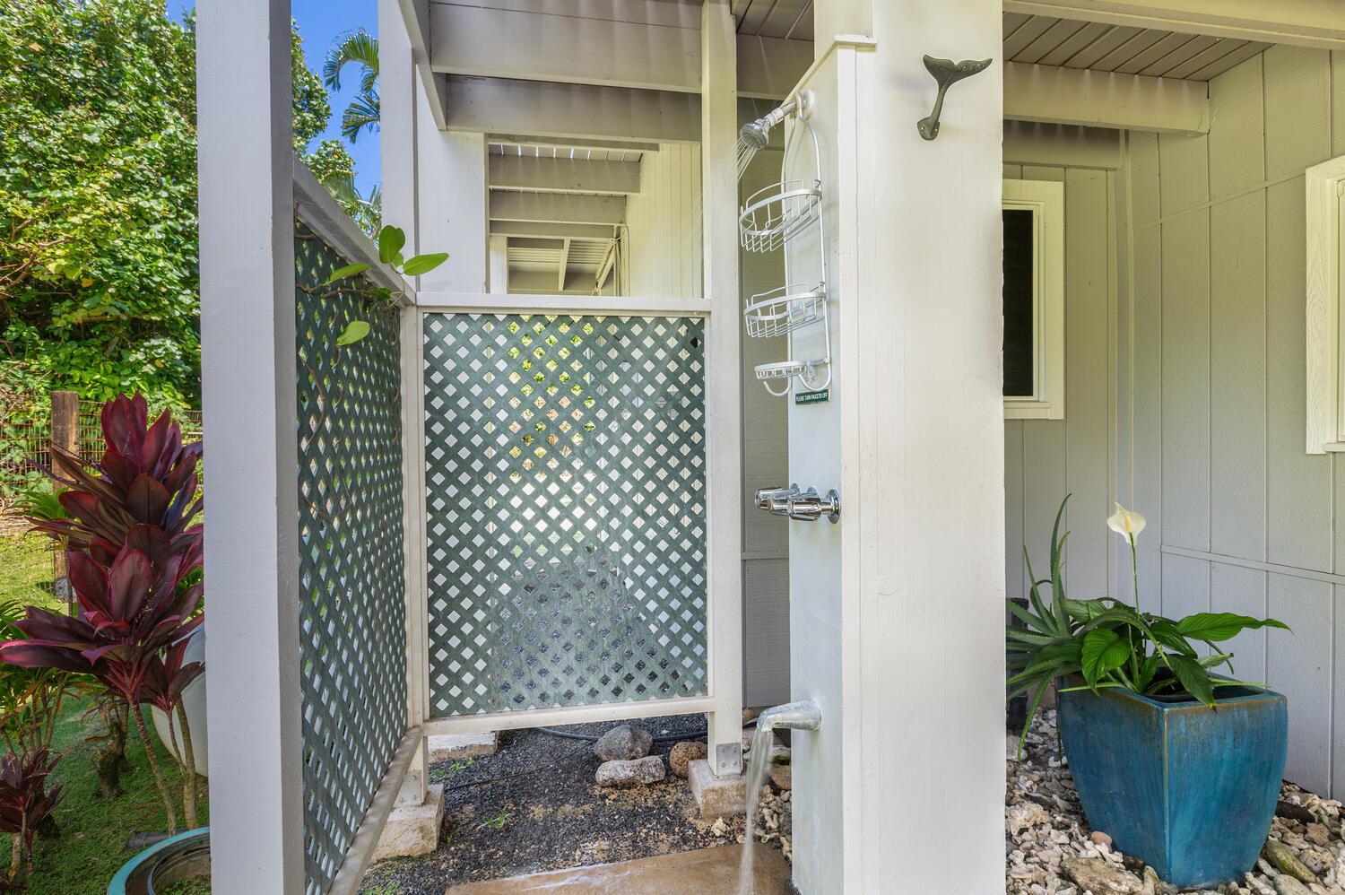 Outdoor shower
