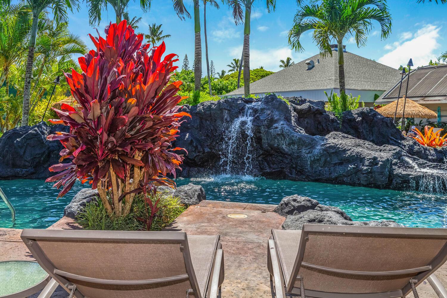 Lounge chairs provided