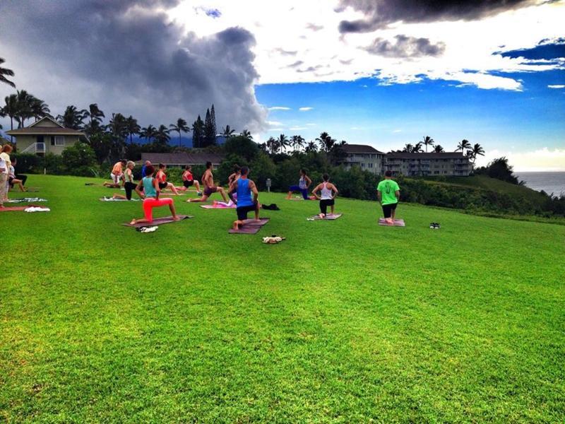 Yoga class