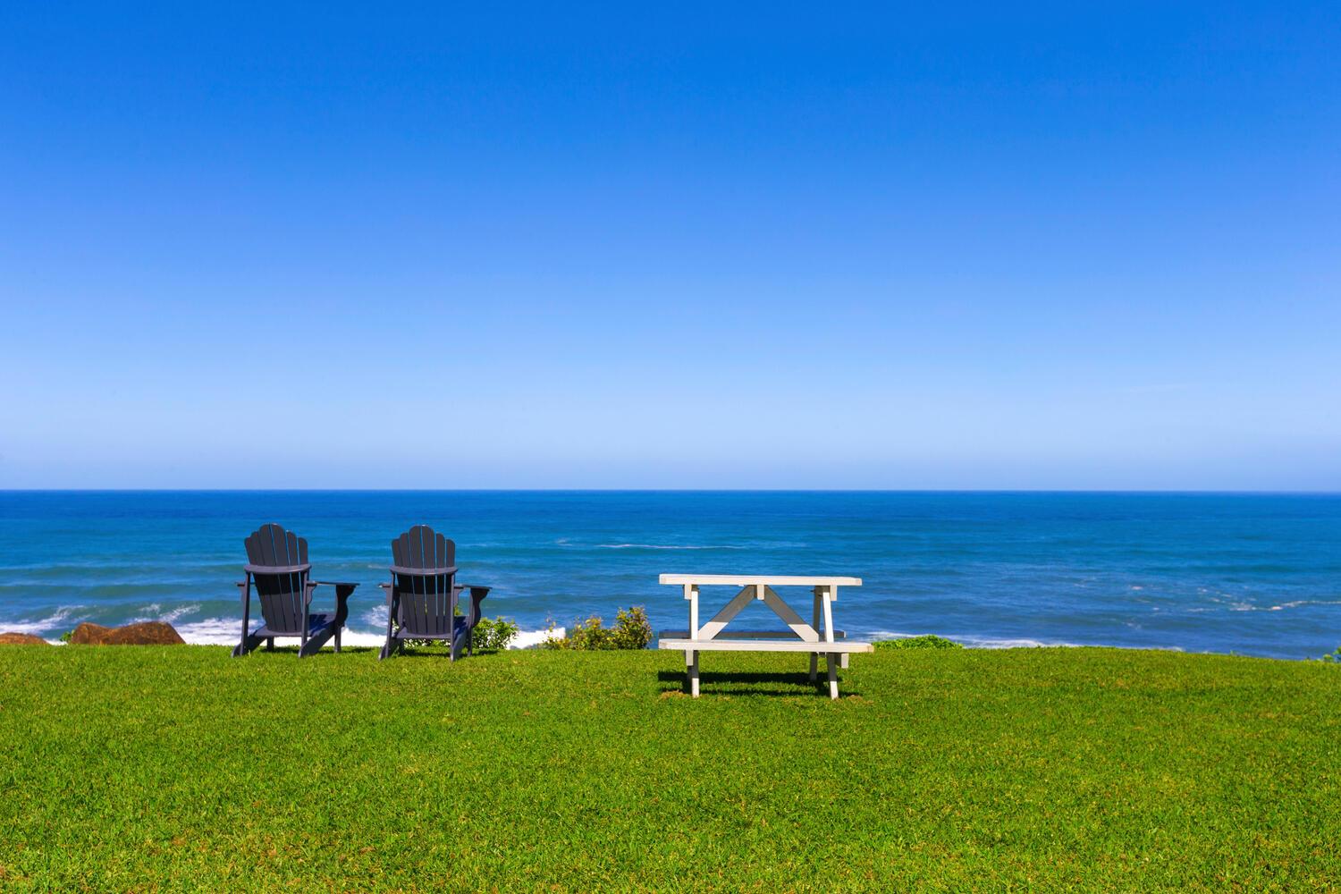 Ocean view from The Cliffs