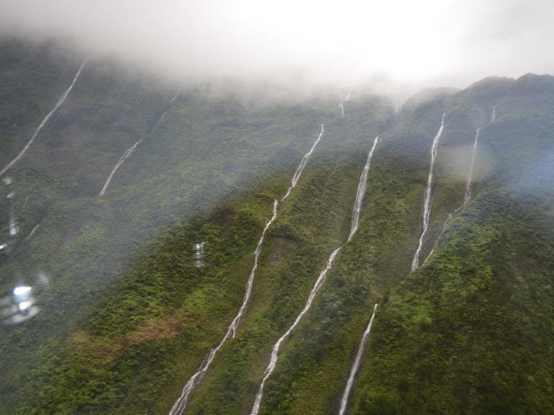 Waterfalls in Hanalei