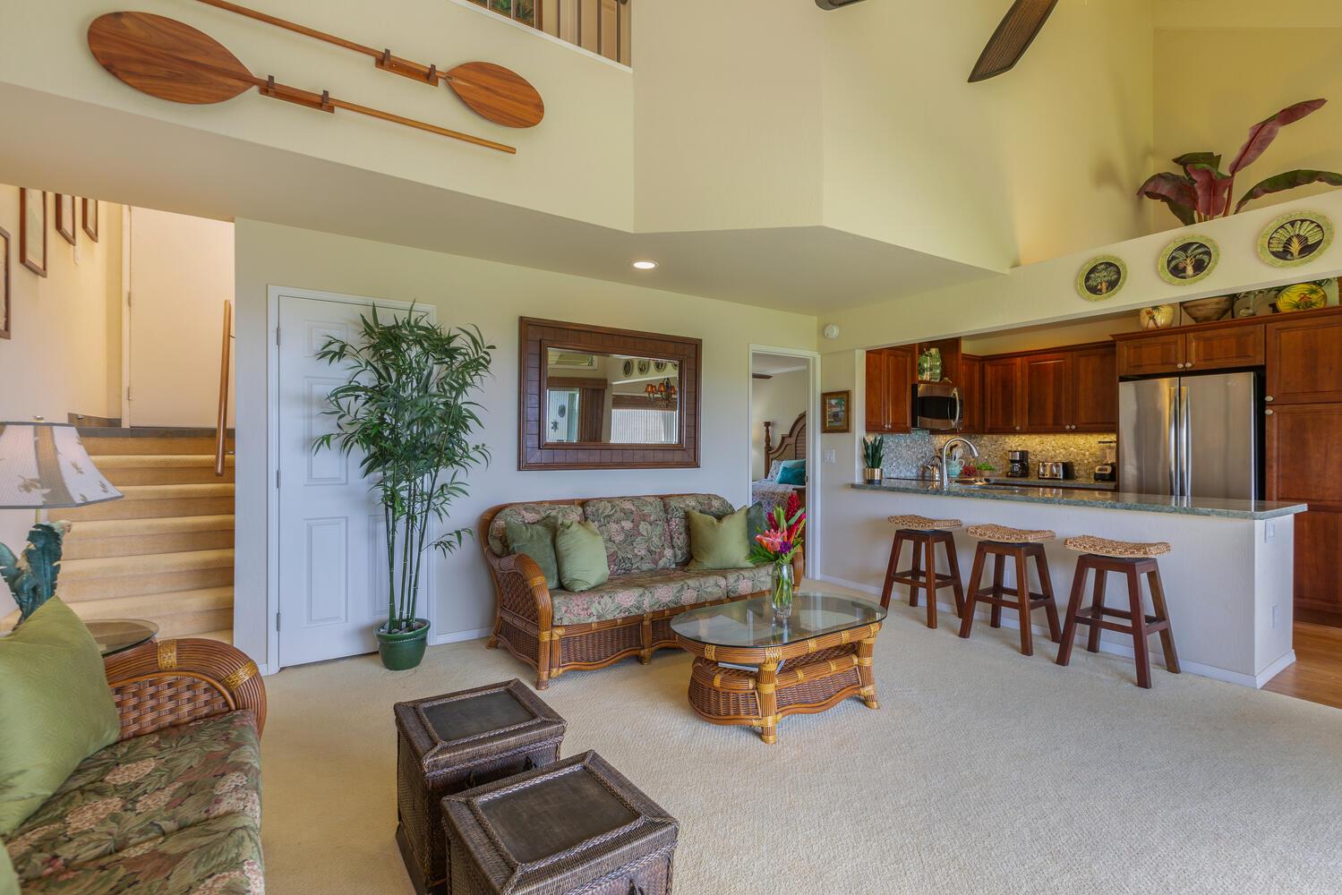 Living Area w Kitchen