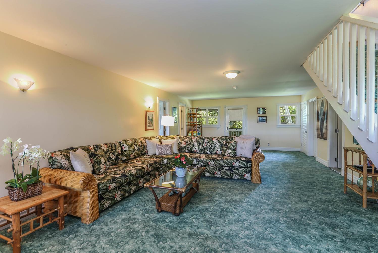 Downstairs family area