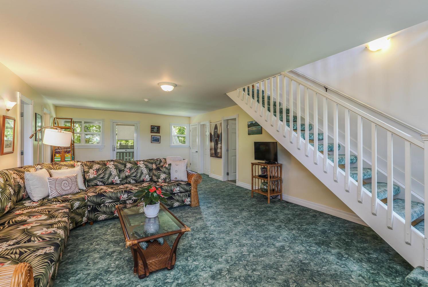 Downstairs family area