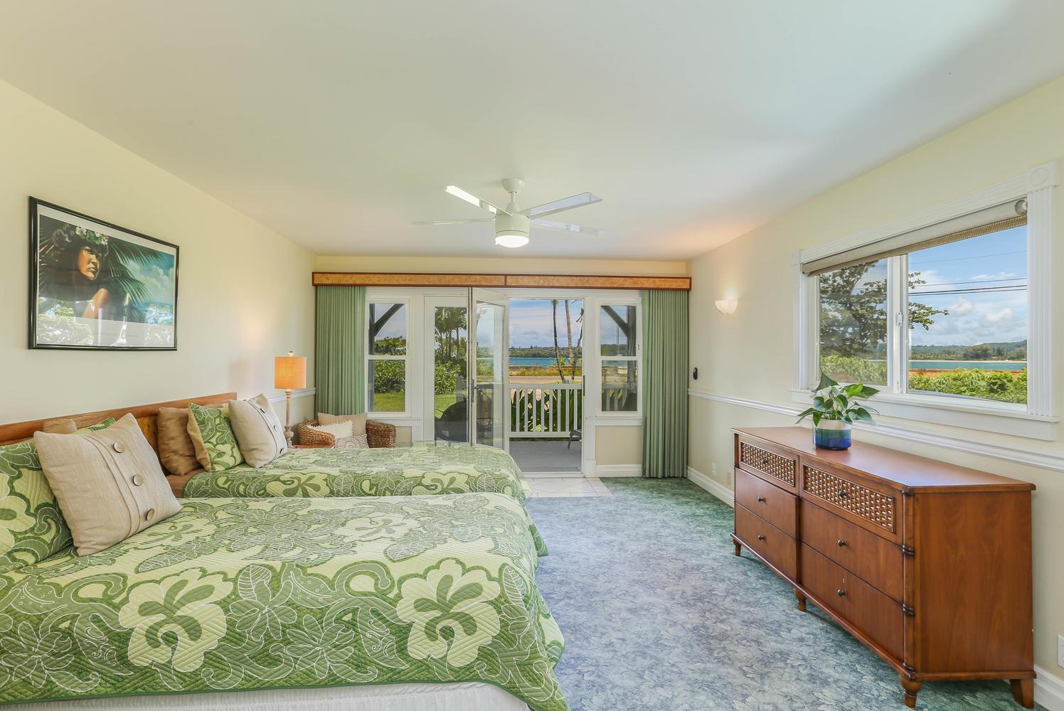 Downstairs guest room, twins can be made into a King bed