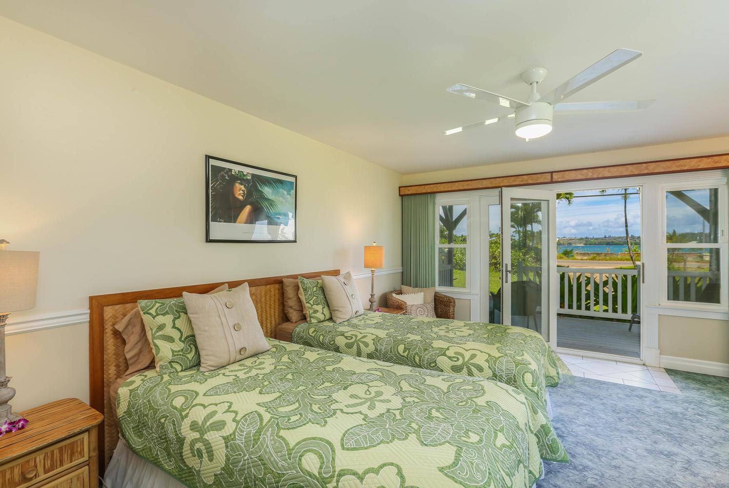 Downstairs guest room, twins can be made into a King bed