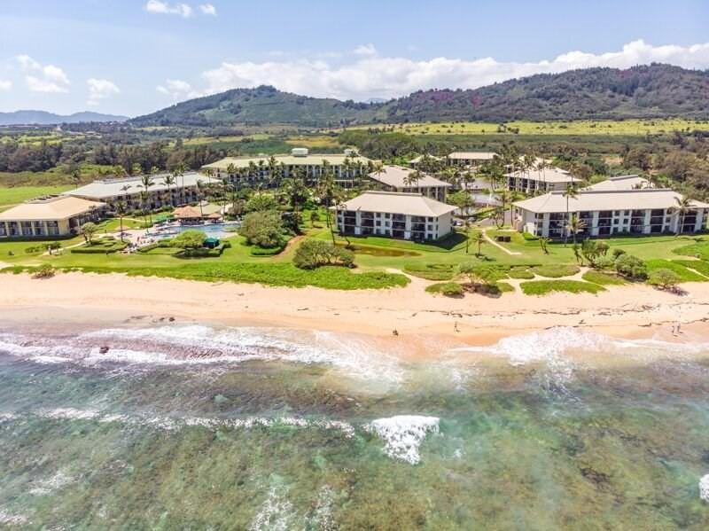 Kauai Beach Villas Aerial View