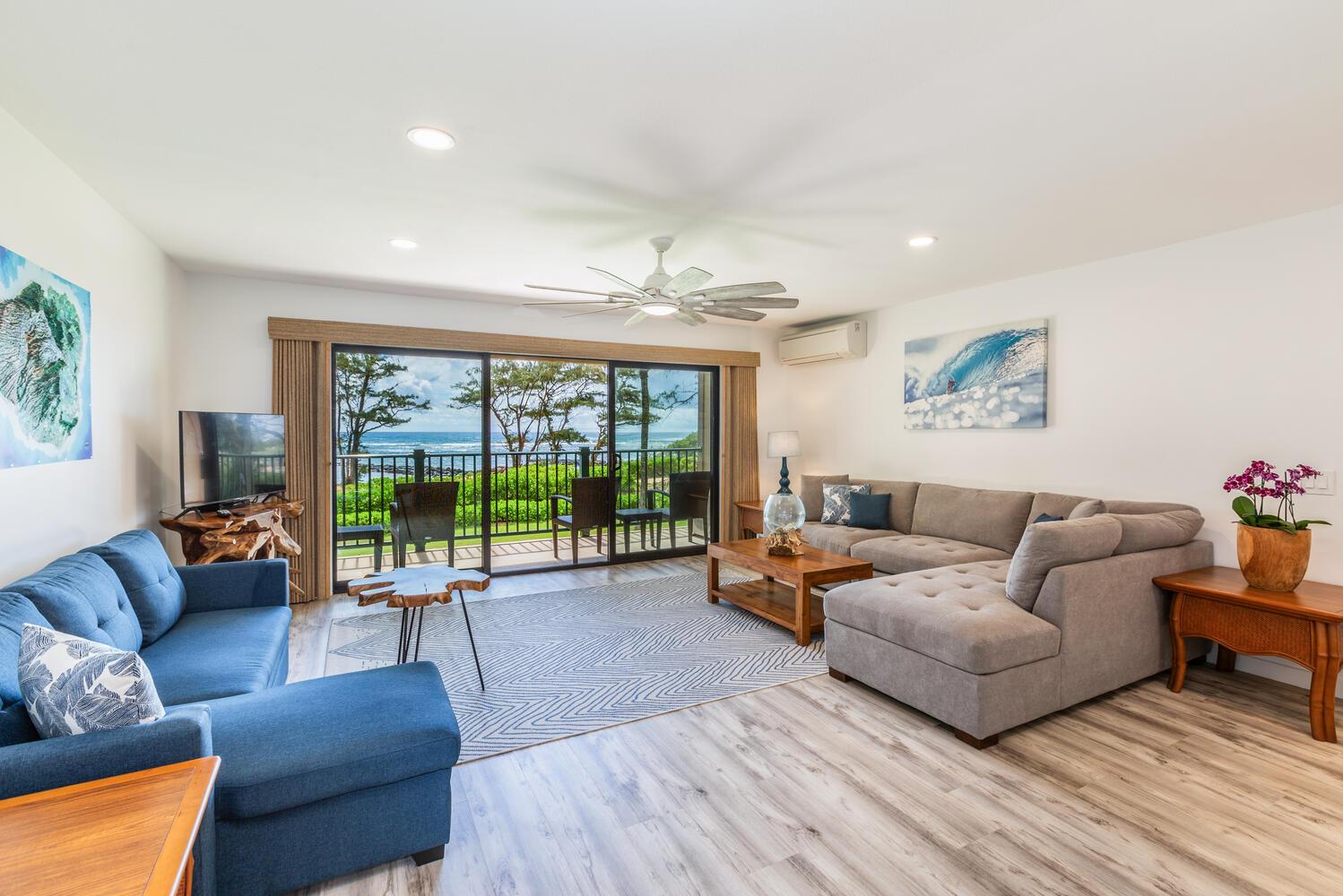 Relax in this beautiful living area