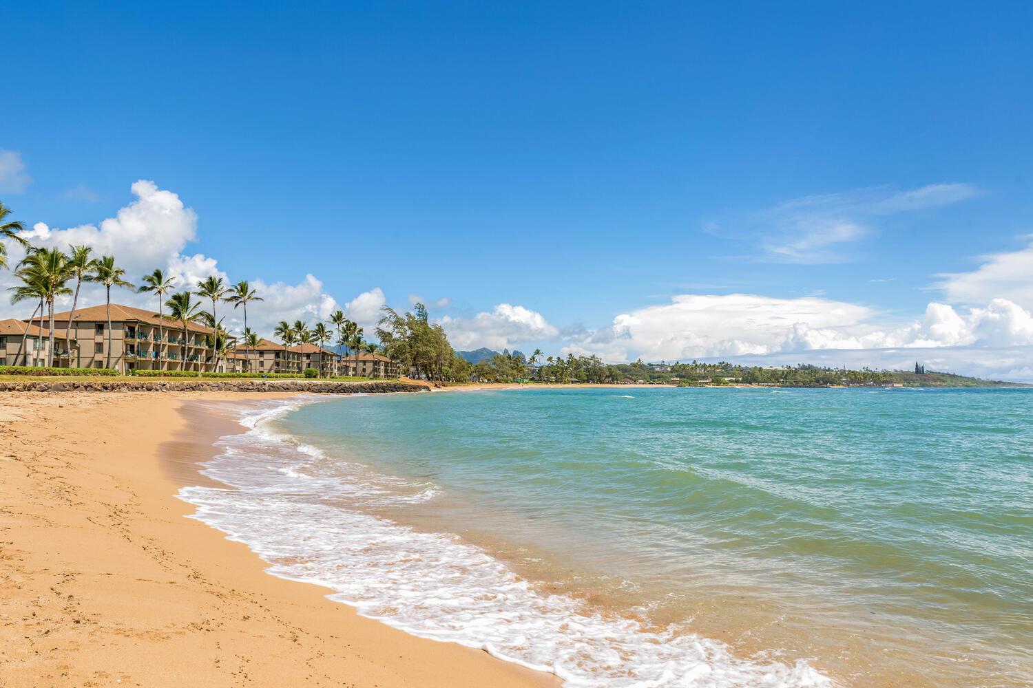 Beach in front of Pono Kai