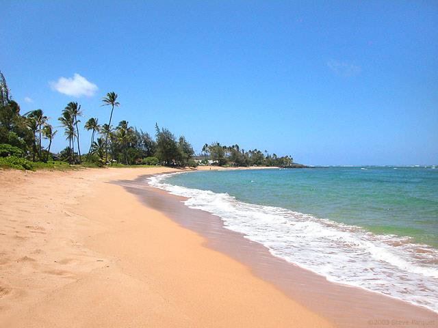 Beach in front Pono Kai